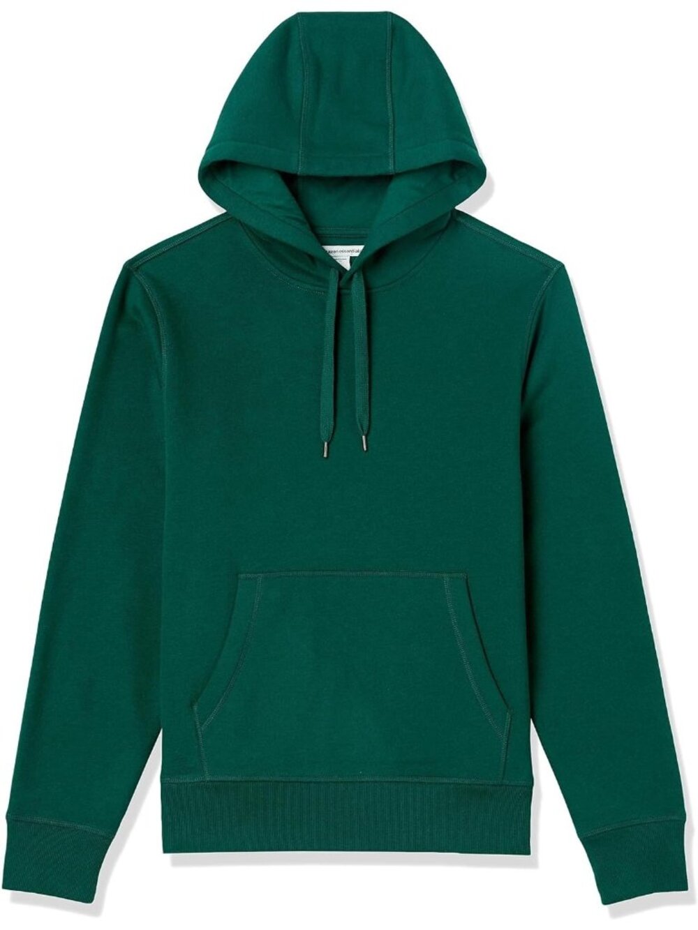 Amazon Essentials Men's Forest Green Pullover Comfortable Hooded Sweatshirts